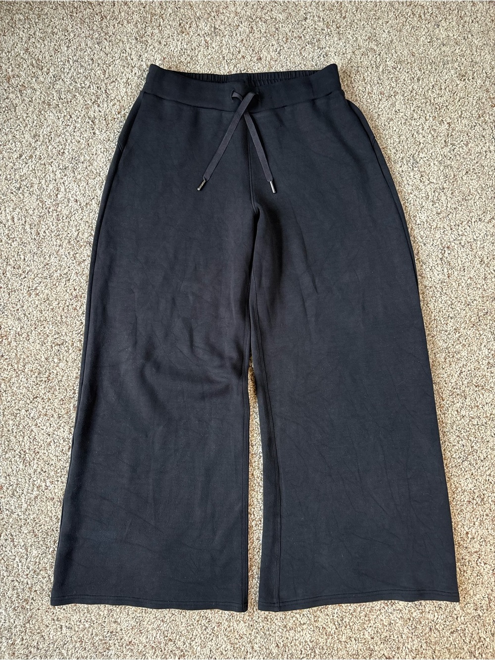 SPANX Air Essentials Wide Leg Pants Black Size L - Picture 3 of 6
